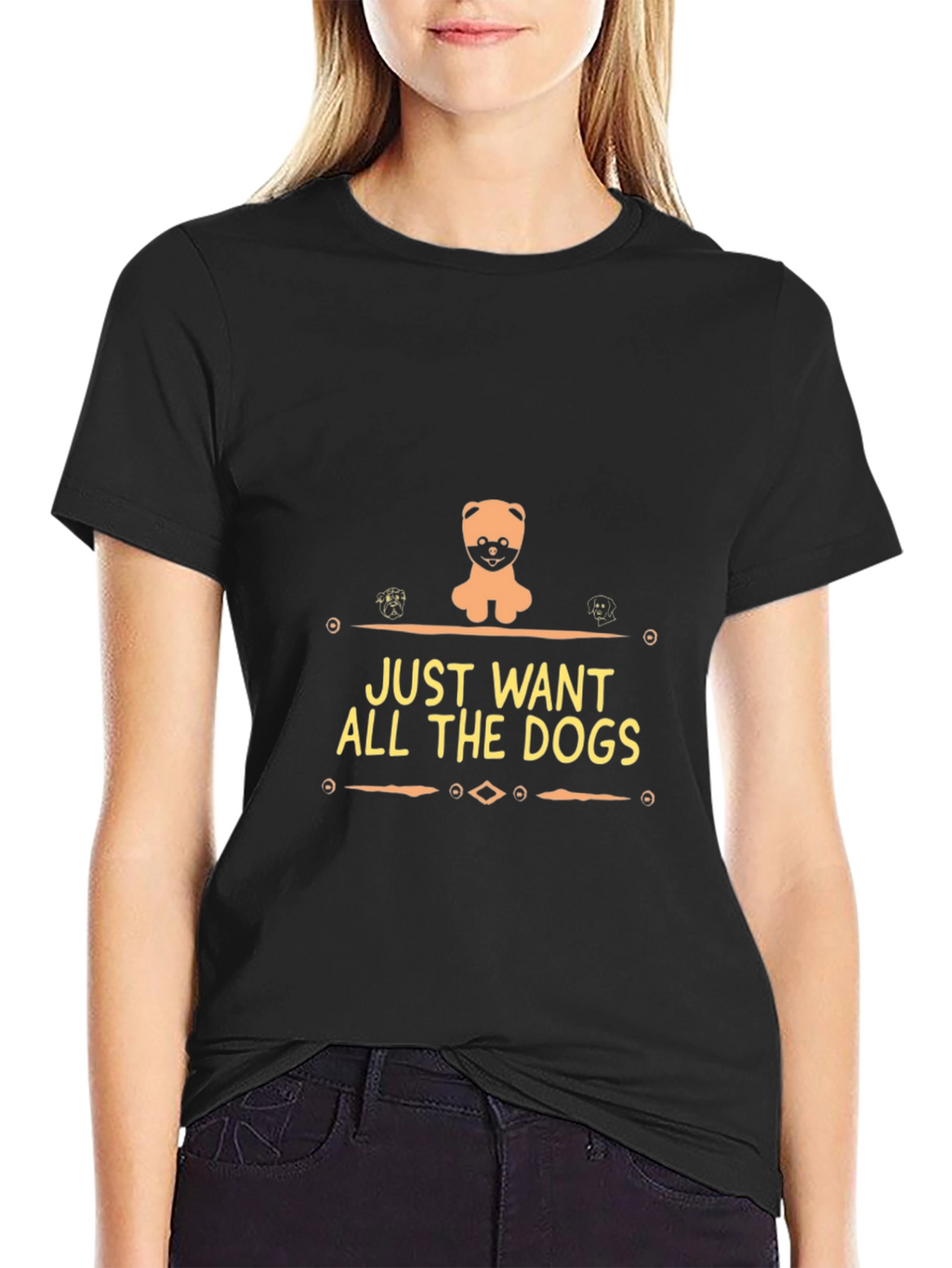 Just Want All The Dogs Graphic Tee
