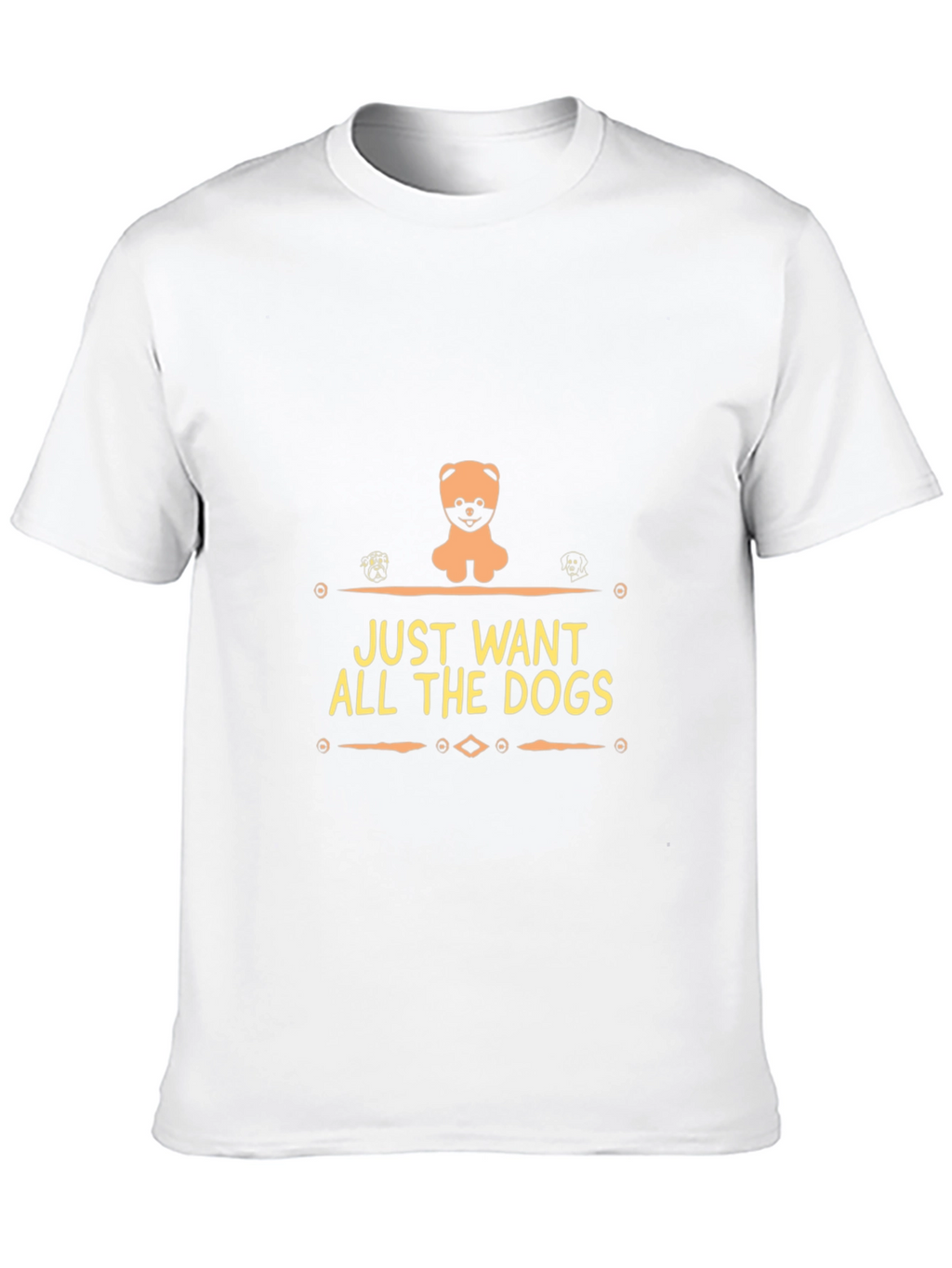 Just Want All The Dogs Graphic Tee