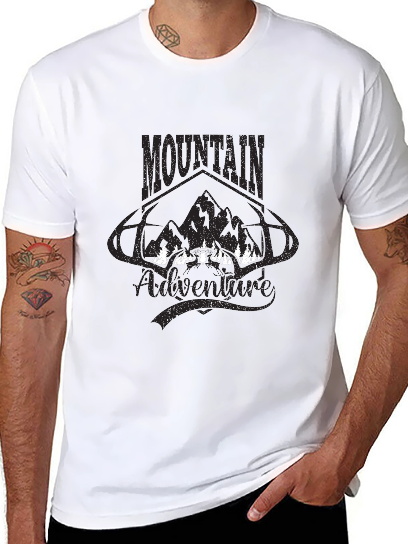 Mountain Adventure Graphic T-Shirt