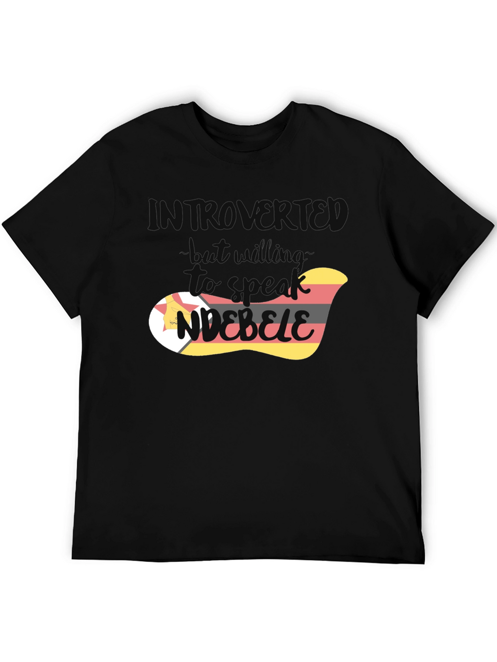 Introvert Ndebele Language T-Shirt