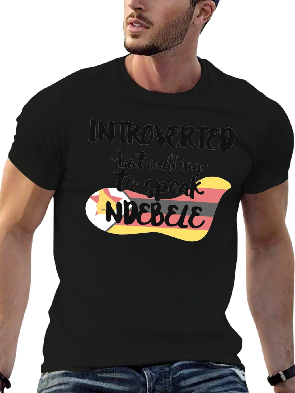 Introvert Ndebele Language T-Shirt