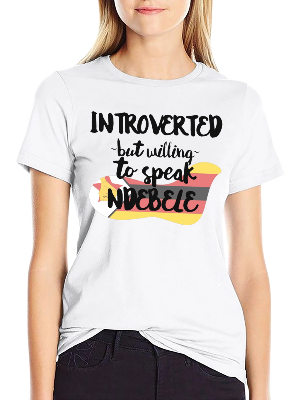 Introvert Ndebele Language T-Shirt