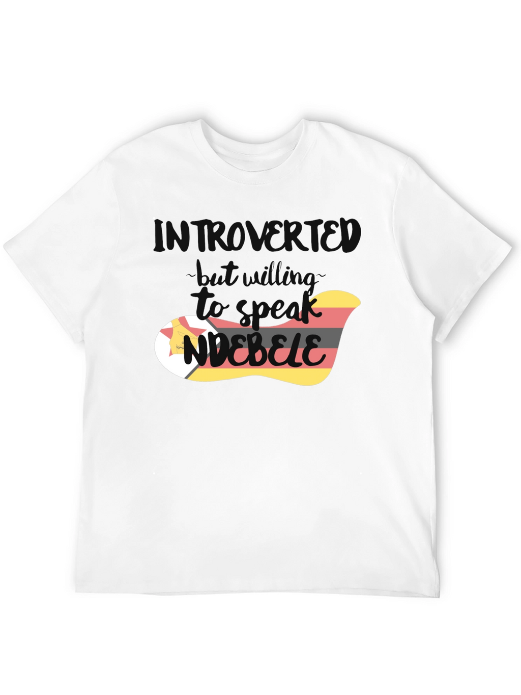 Introvert Ndebele Language T-Shirt