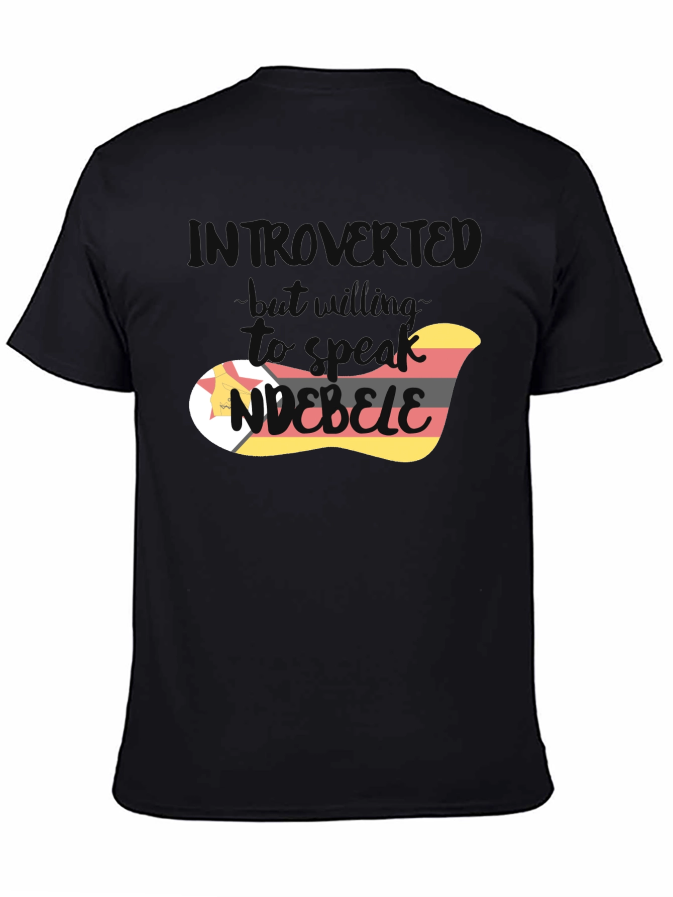 Introvert Ndebele Language T-Shirt