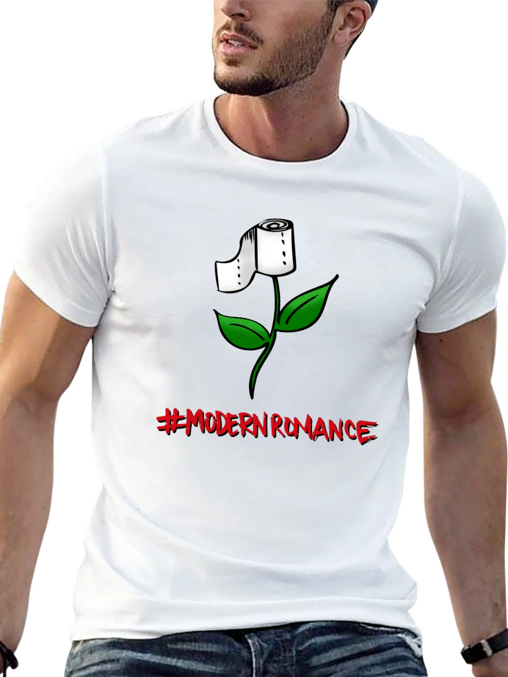 Modern Romance T-Shirt - Toilet Paper Flower Graphic Tee