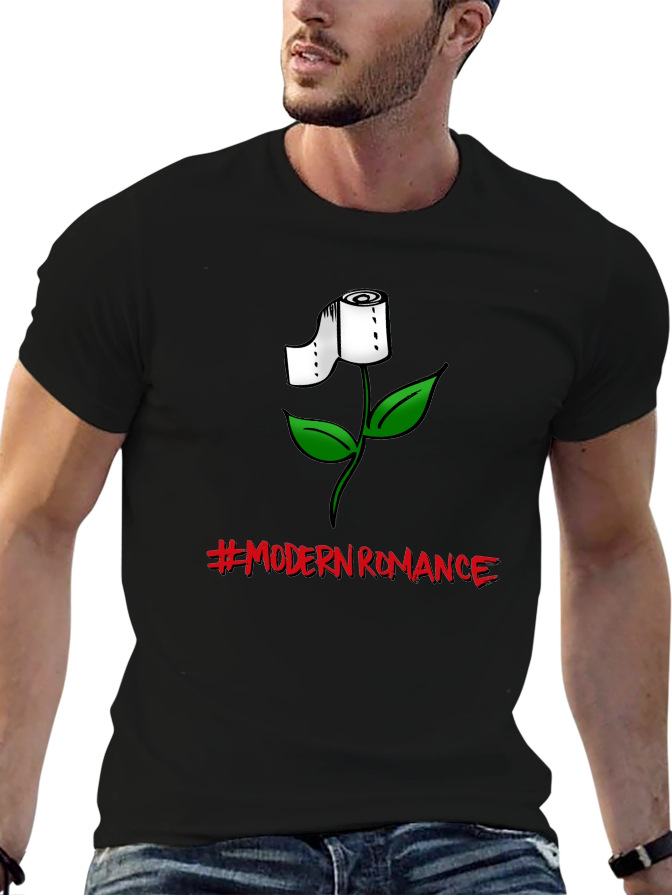 Modern Romance T-Shirt - Toilet Paper Flower Graphic Tee
