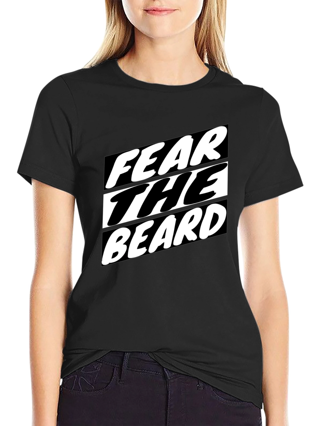 Fear the Beard T-Shirt - Black Graphic Tee