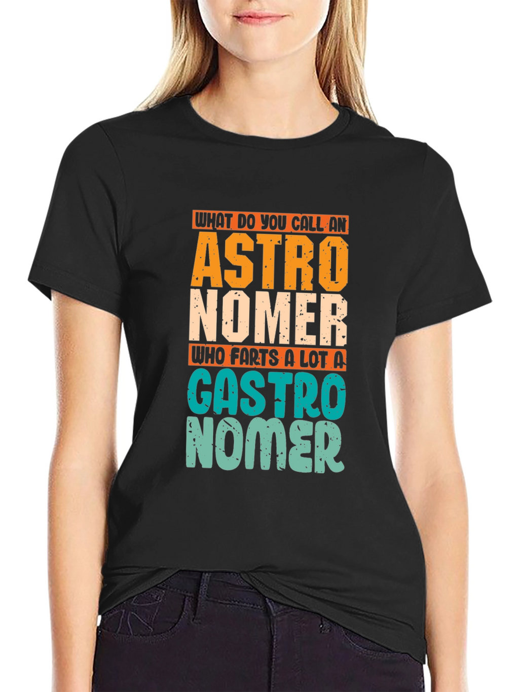 Astronomer Gastro Humor Graphic T-Shirt