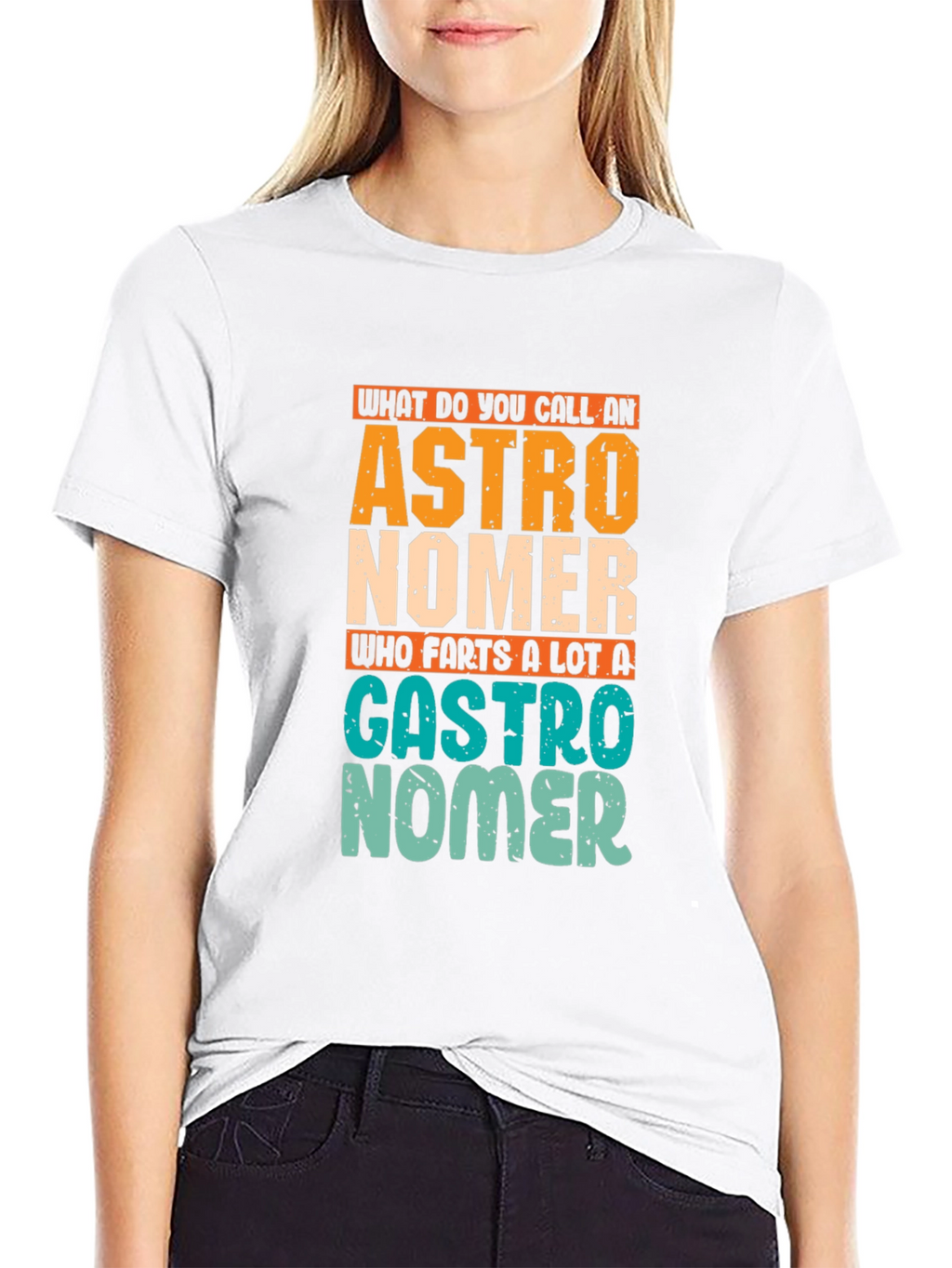 Astronomer Gastro Humor Graphic T-Shirt