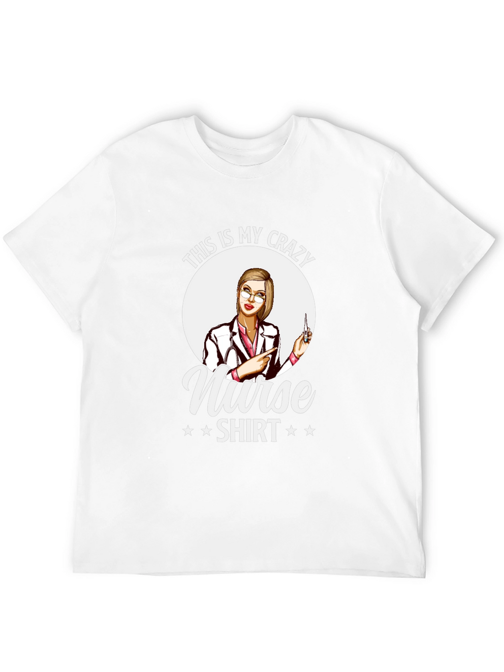 Crazy Nurse Shirt - Novelty Graphic Tee
