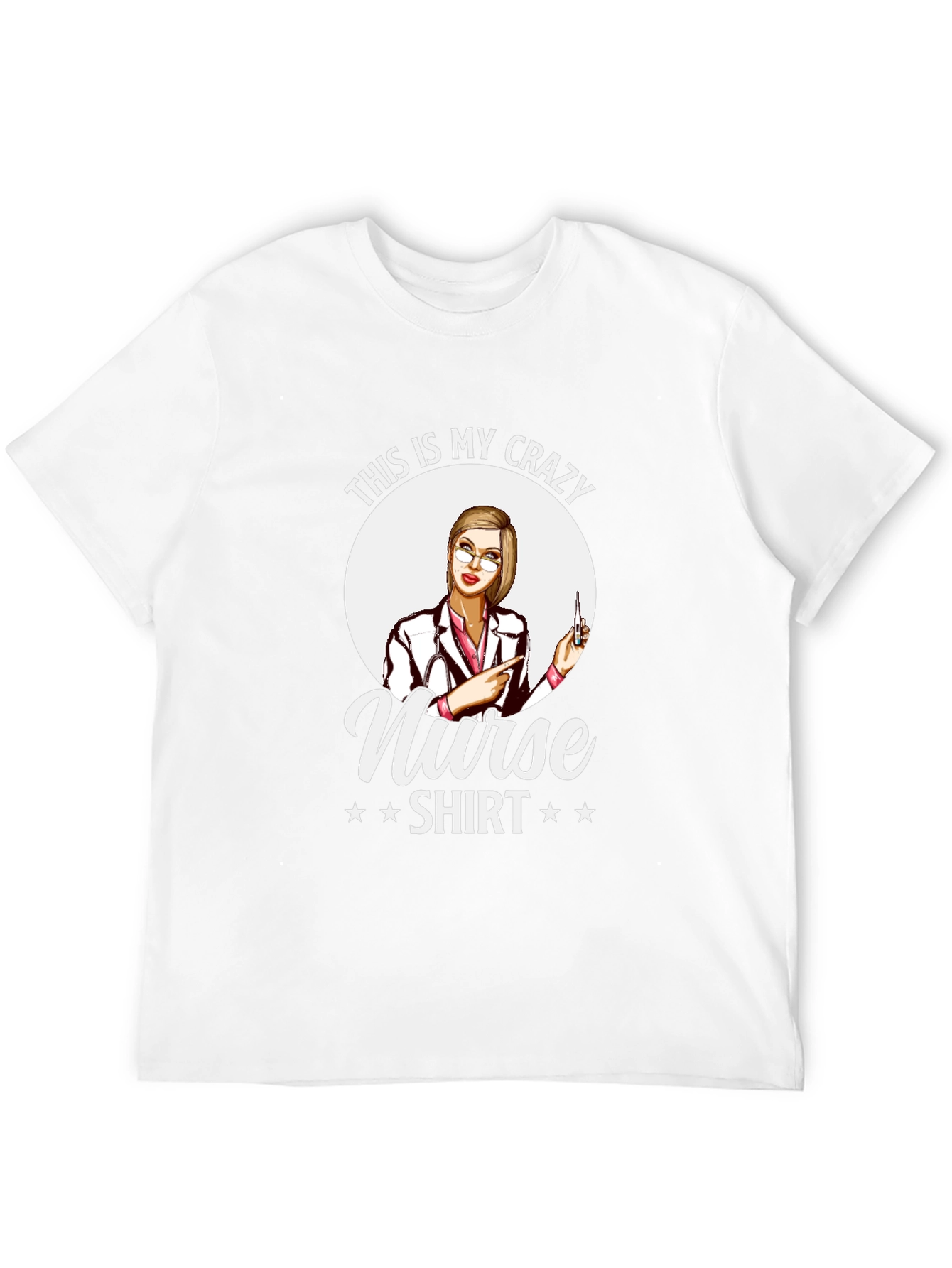 Crazy Nurse Shirt - Novelty Graphic Tee