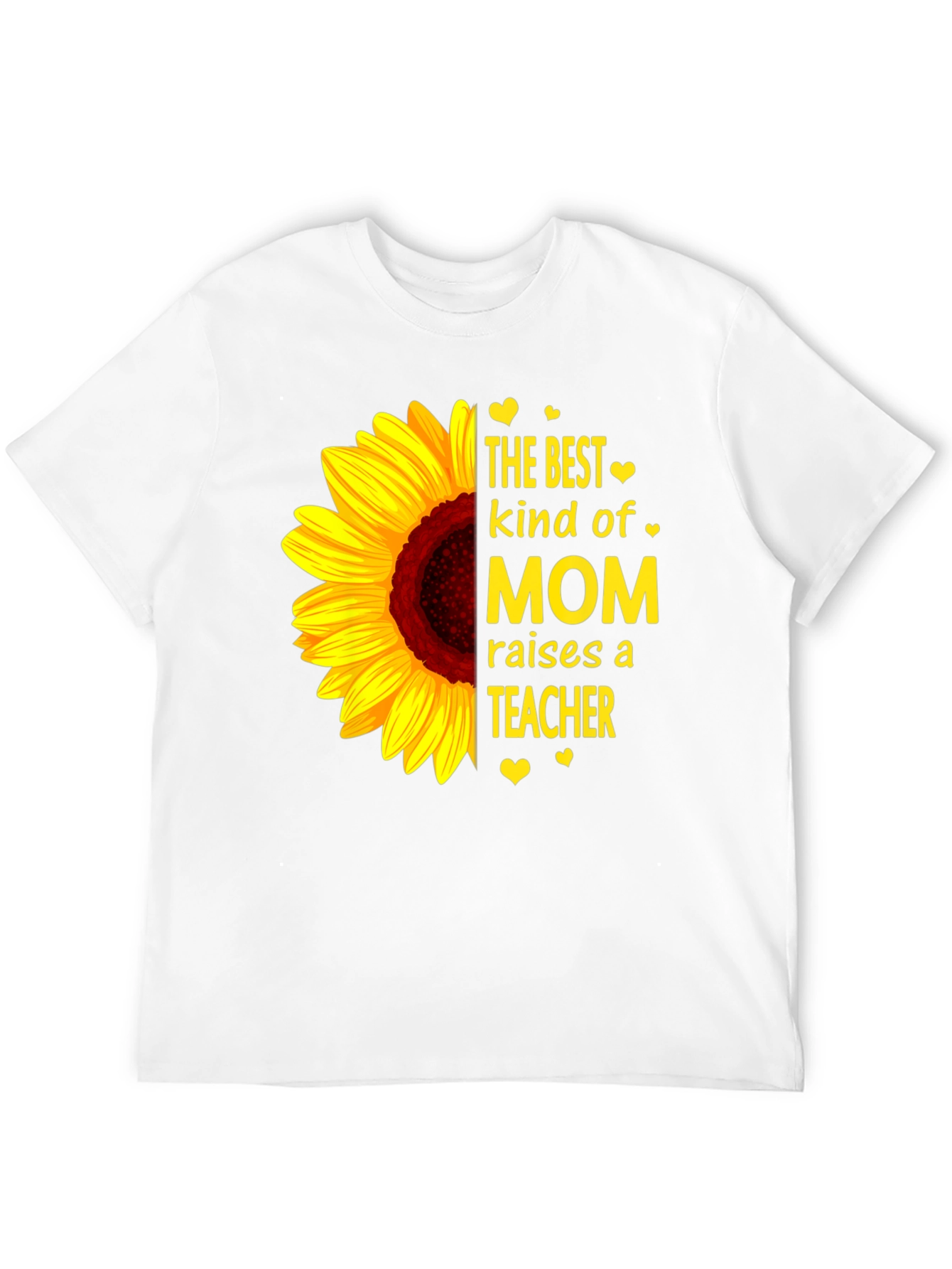Best Kind of Mom Sunflower Graphic T-Shirt