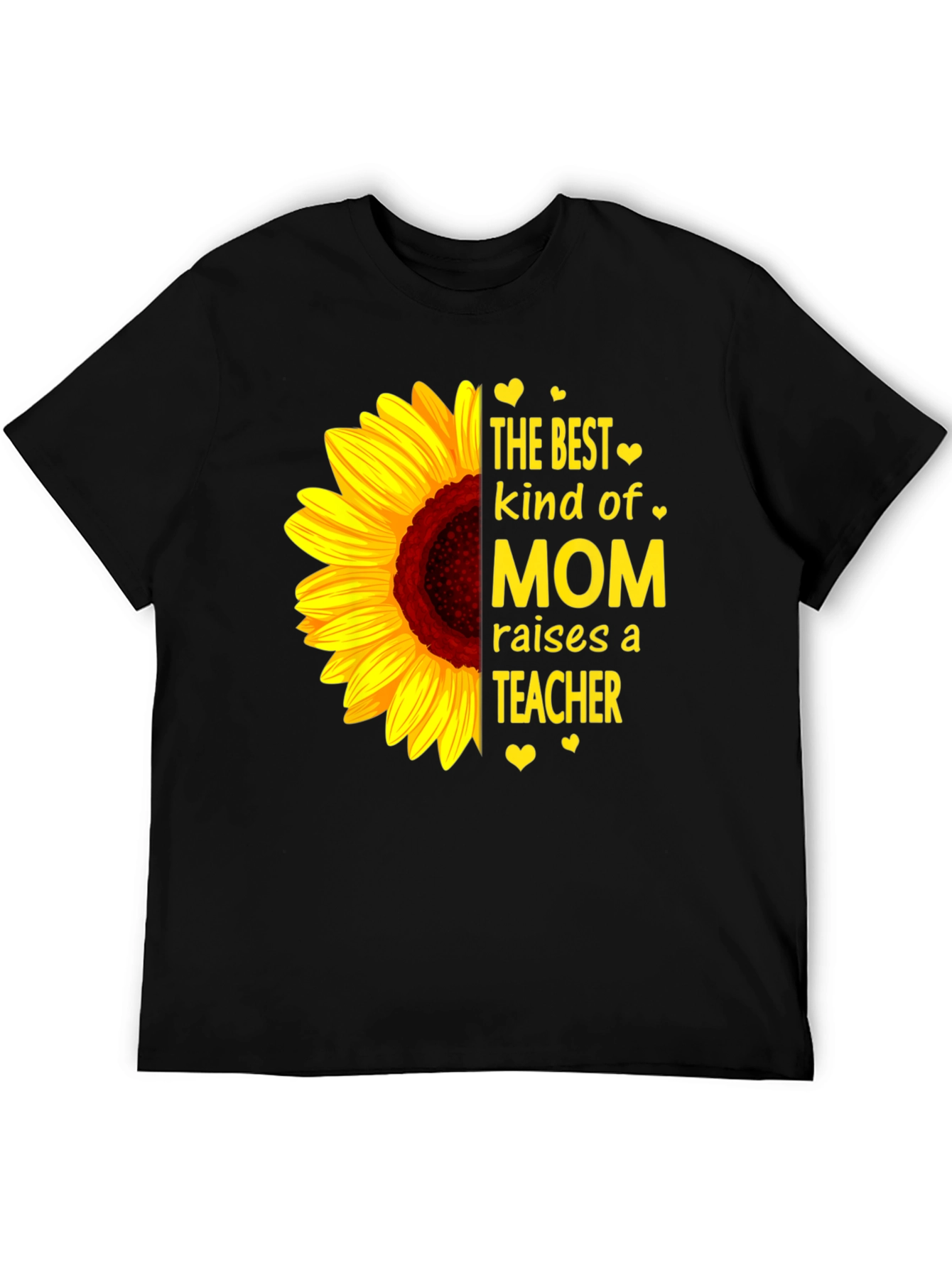 Best Kind of Mom Sunflower Graphic T-Shirt
