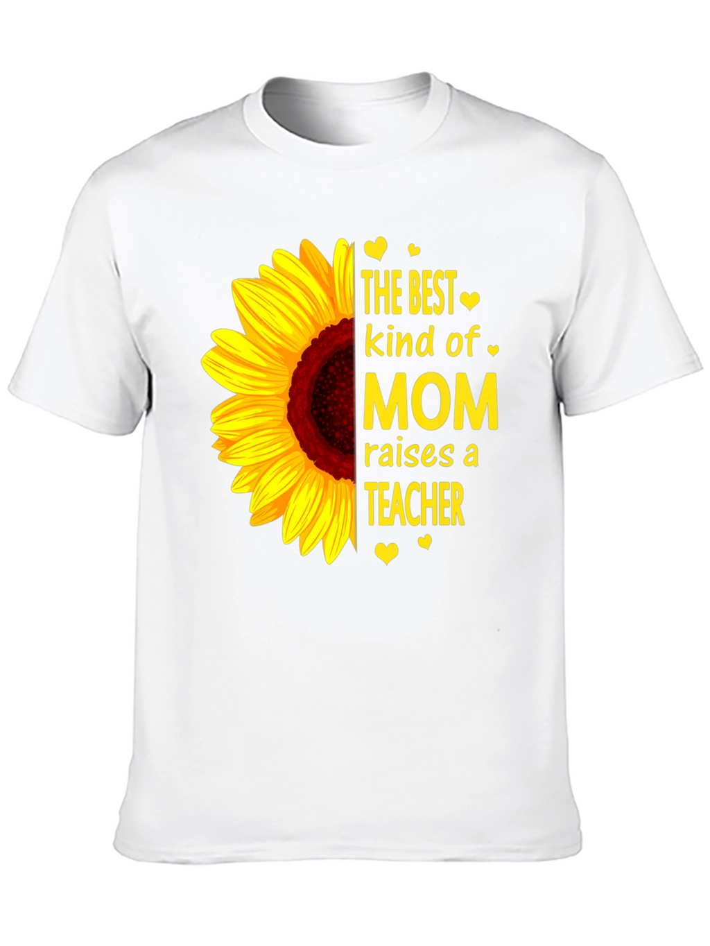 Best Kind of Mom Sunflower Graphic T-Shirt