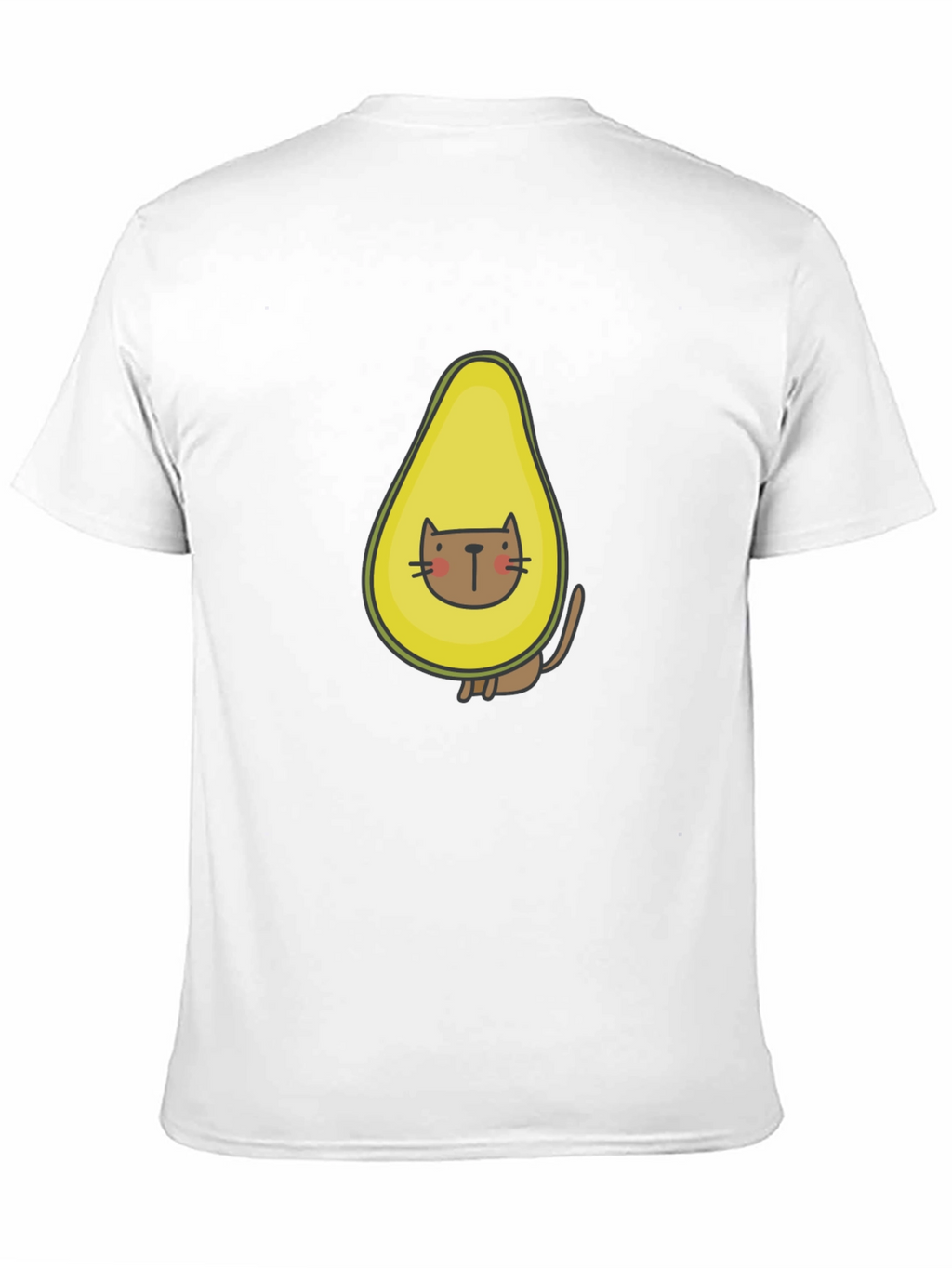 Avocado Cat T-Shirt - Funny Graphic Tee
