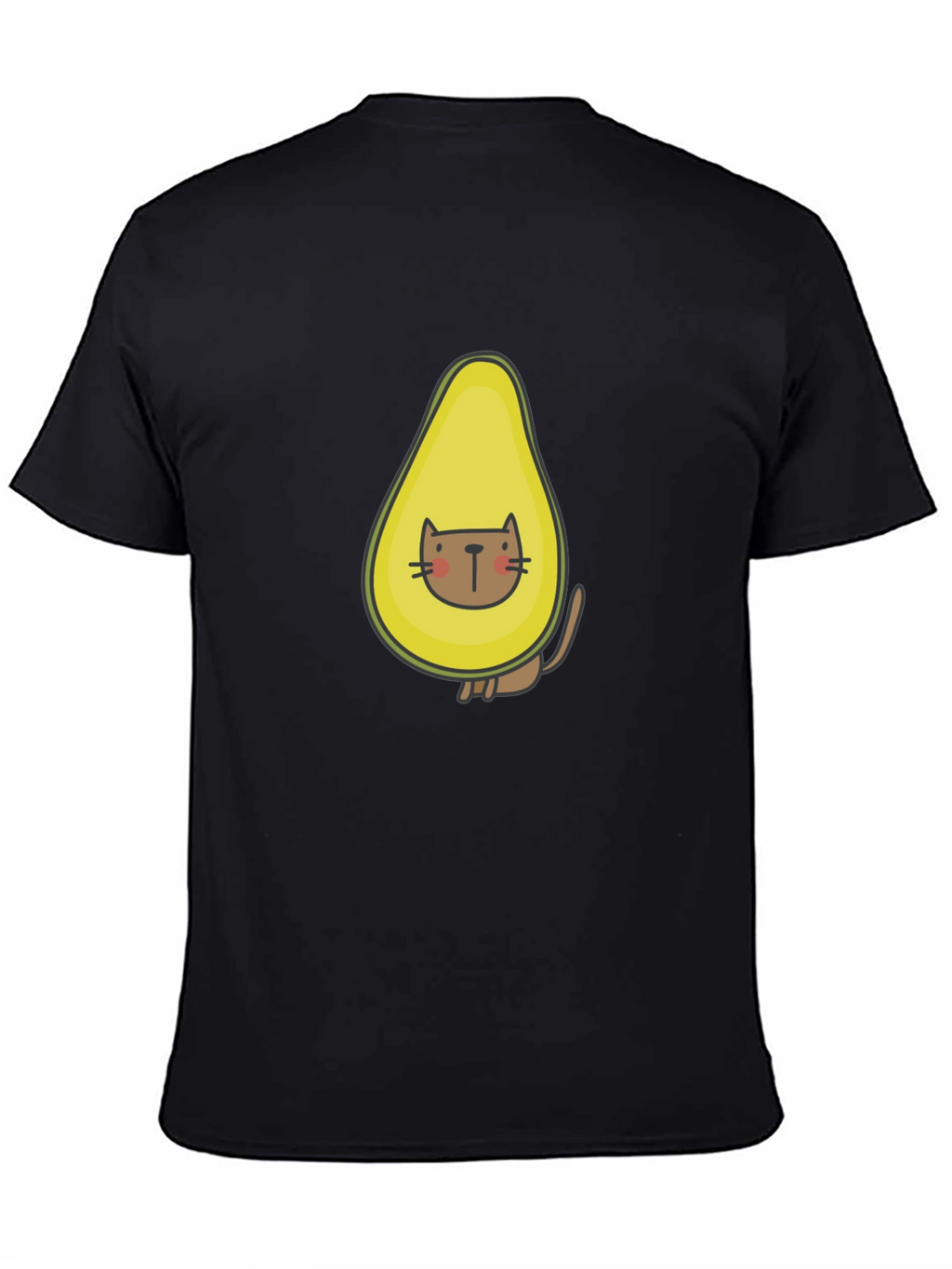 Avocado Cat T-Shirt - Funny Graphic Tee