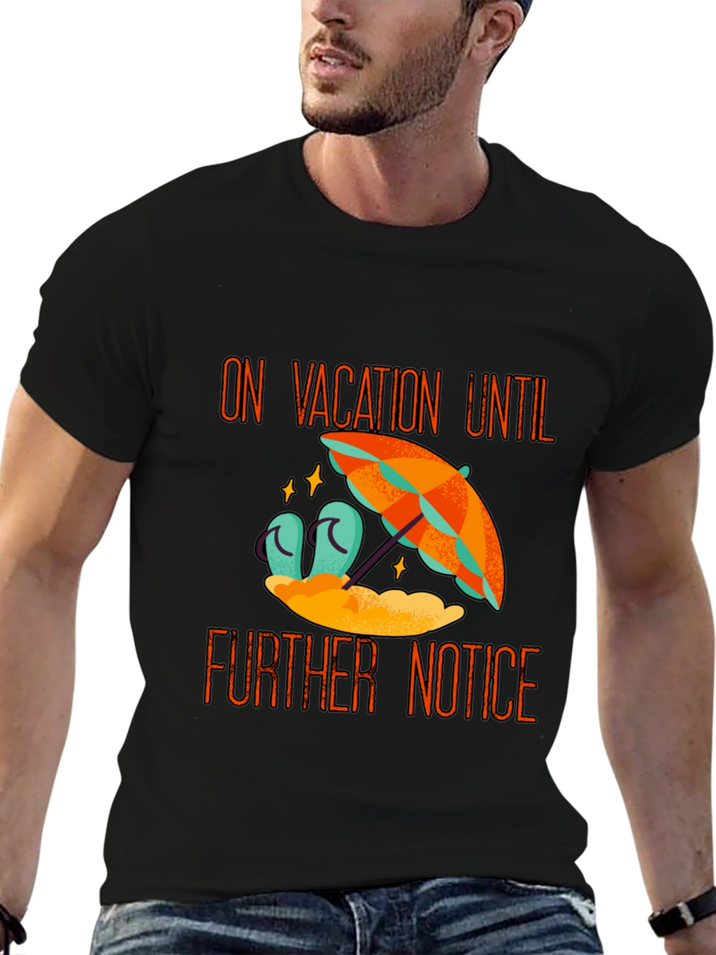 Vacation Mode Tee - On Vacation Until Further Notice