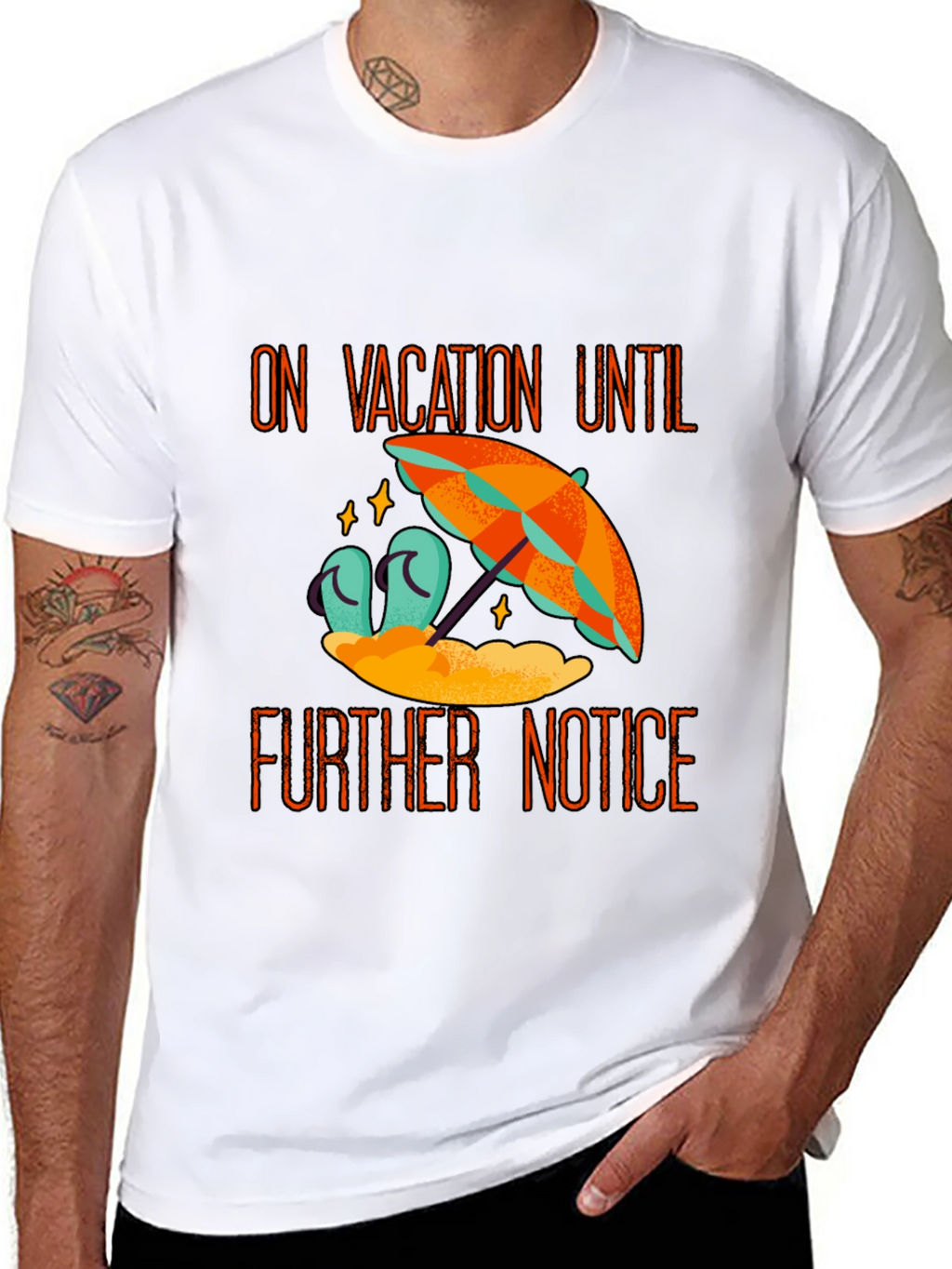 Vacation Mode Tee - On Vacation Until Further Notice