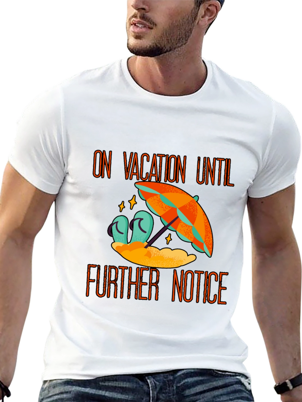 Vacation Mode Tee - On Vacation Until Further Notice