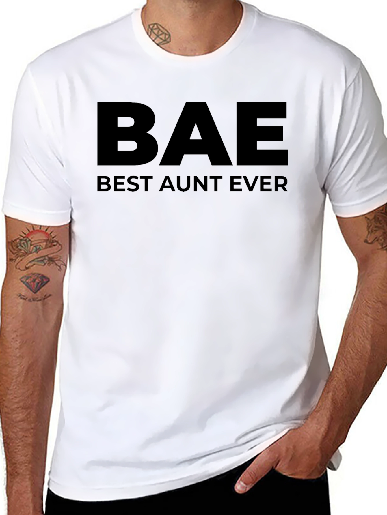 BAE Best Aunt Ever Graphic T-Shirt