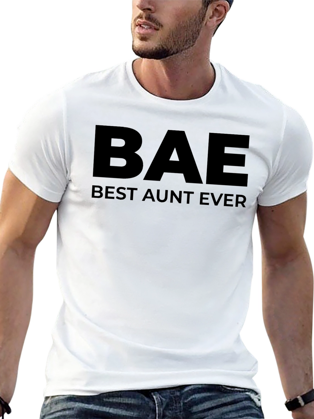 BAE Best Aunt Ever Graphic T-Shirt
