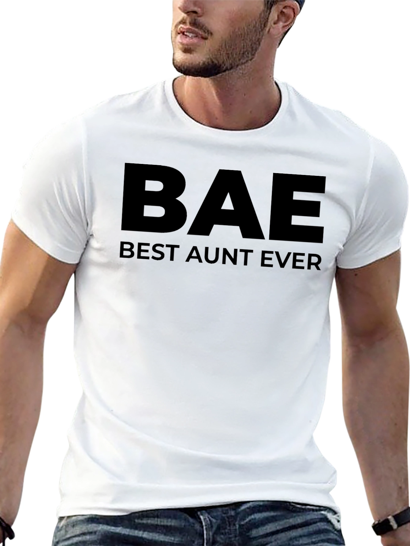 BAE Best Aunt Ever Graphic T-Shirt