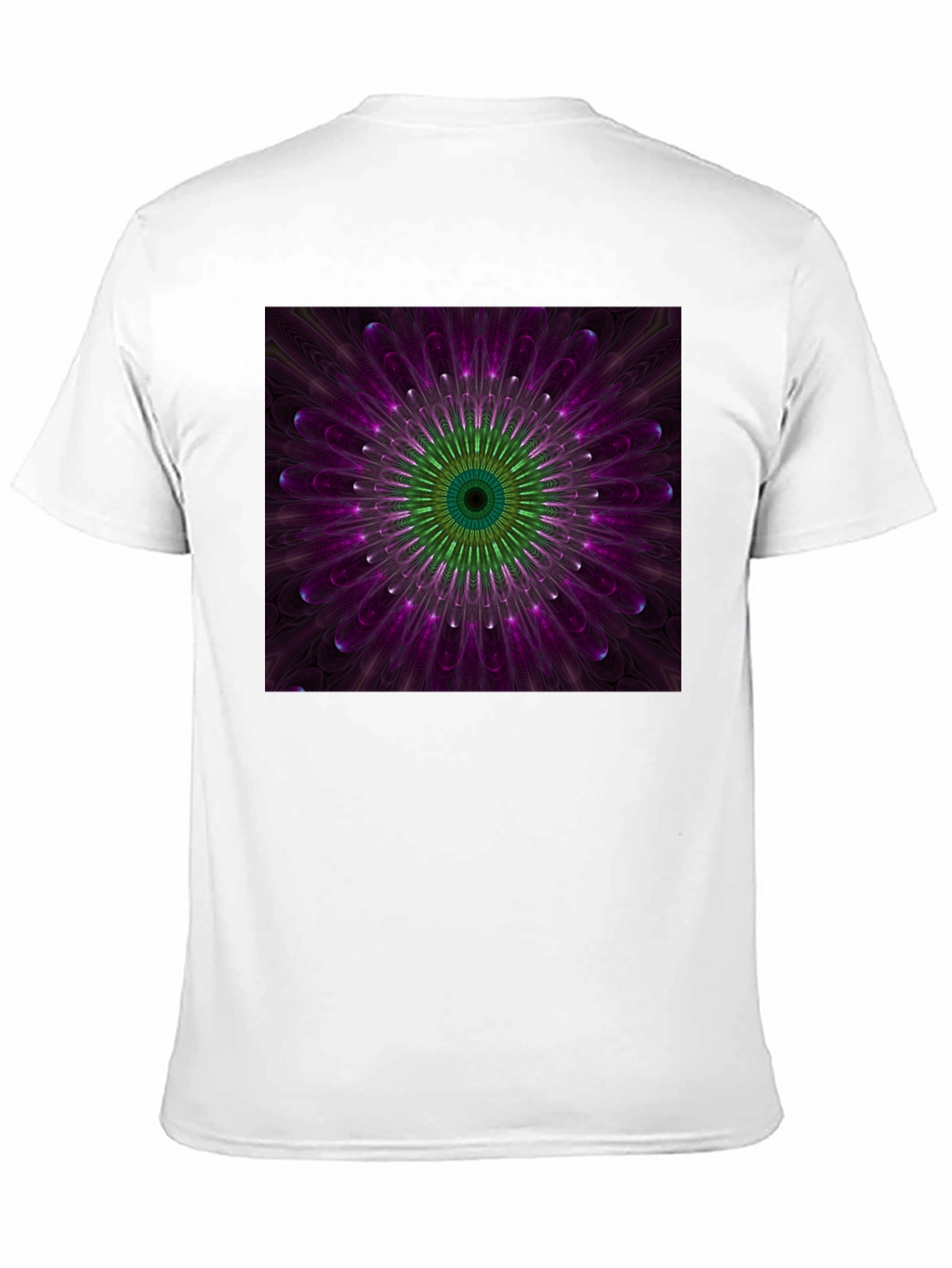 Floral Mandala Graphic Black T-Shirt