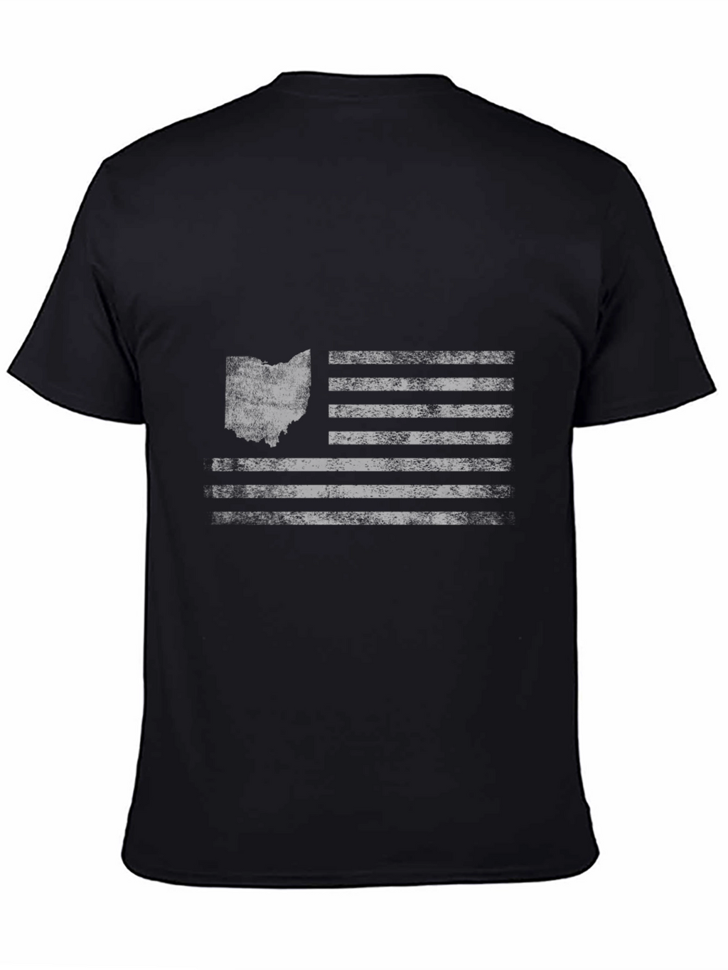 Ohio Flag T-Shirt - Distressed State Pride Tee