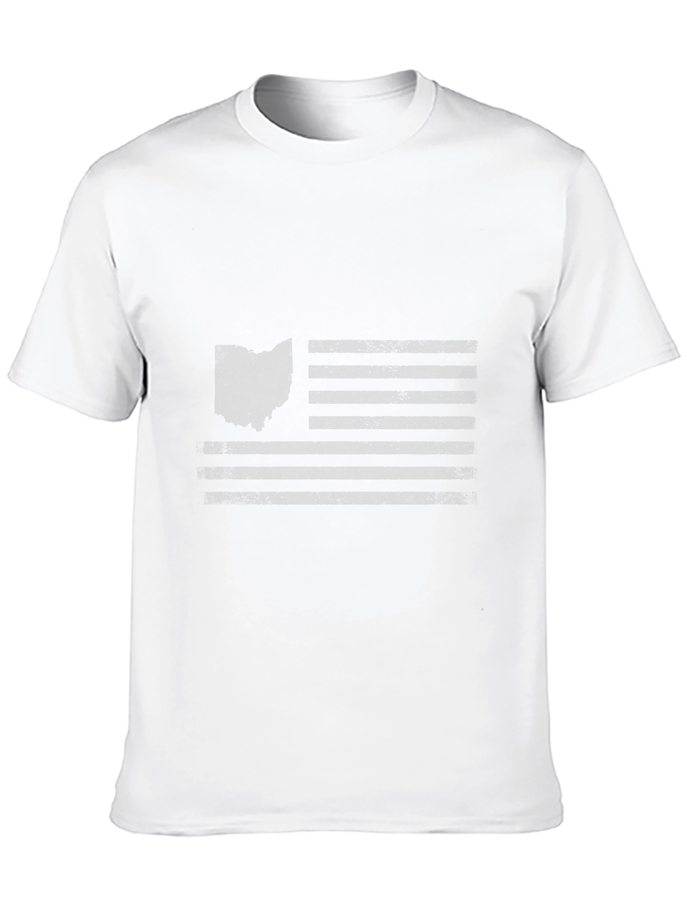 Ohio Flag T-Shirt - Distressed State Pride Tee