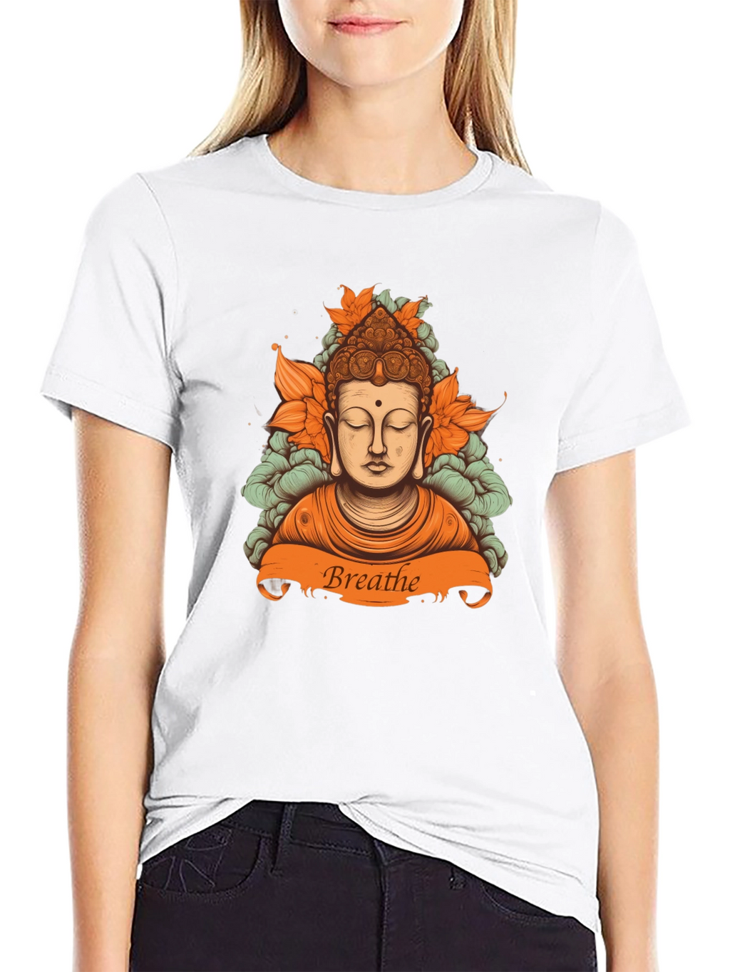 Breathe Buddha Graphic Tee