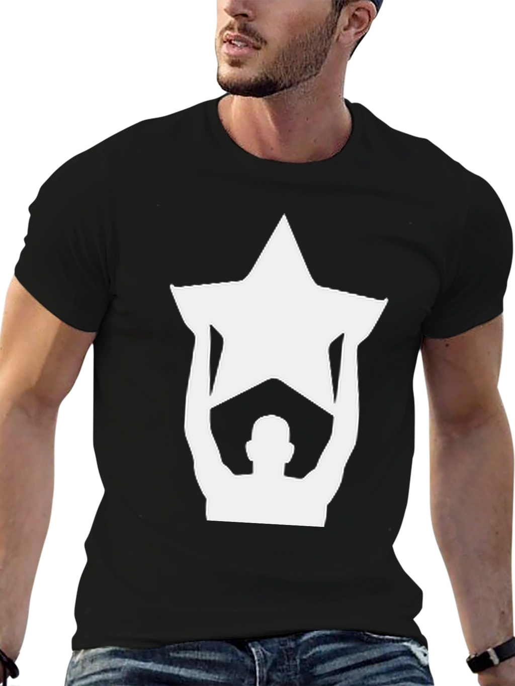 Star Lifter Black T-Shirt