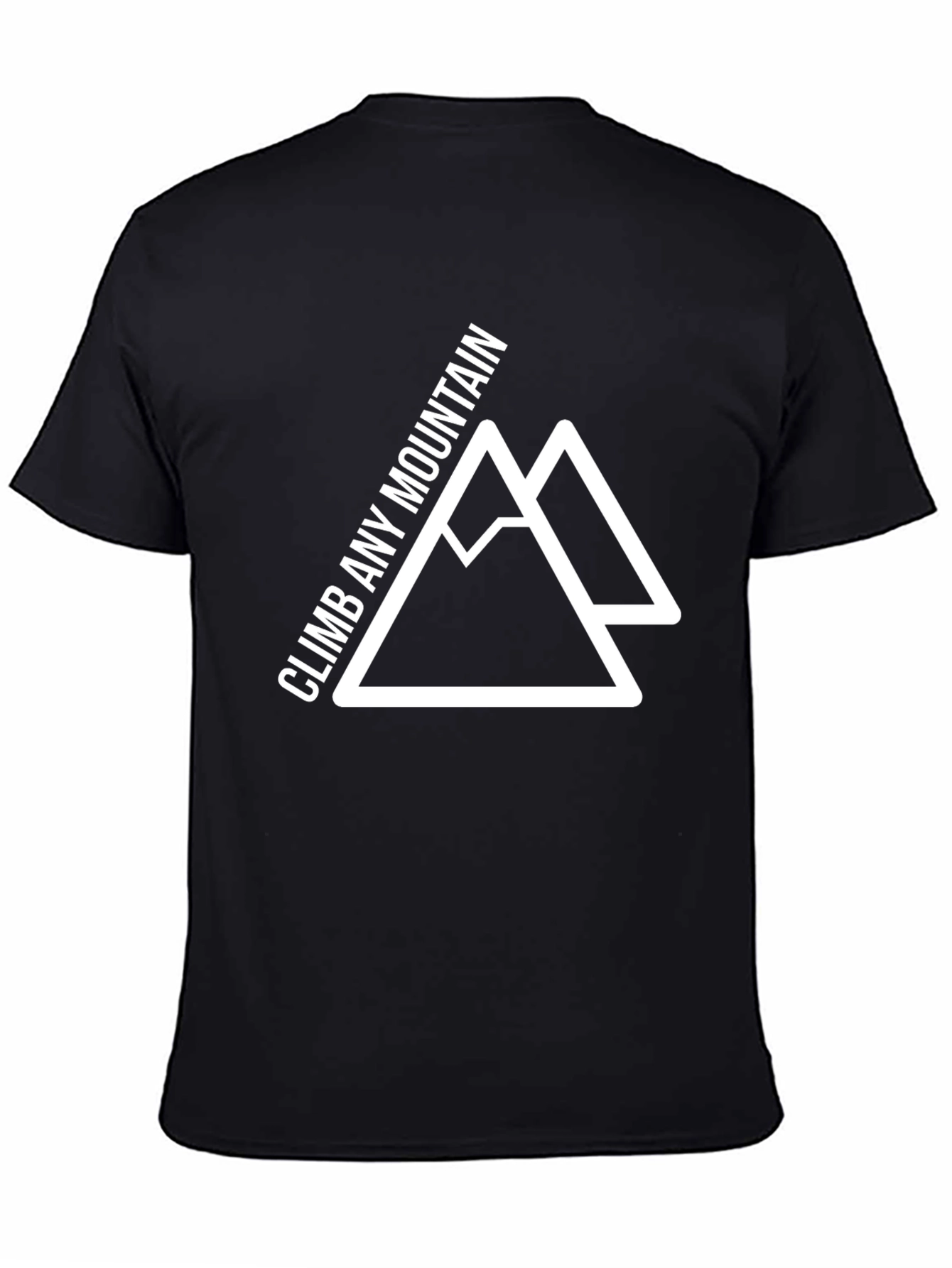 Climb Any Mountain Graphic Tee - Black