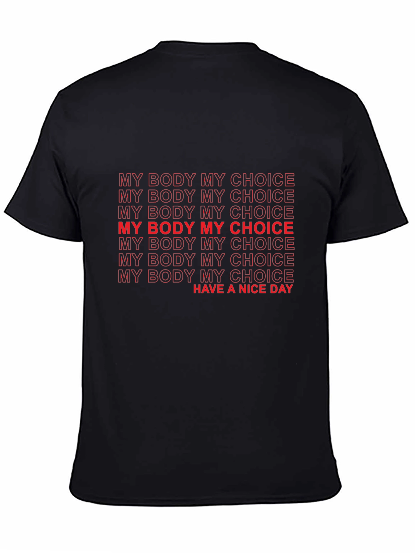 My Body My Choice Graphic Tee - Pro Choice Advocacy
