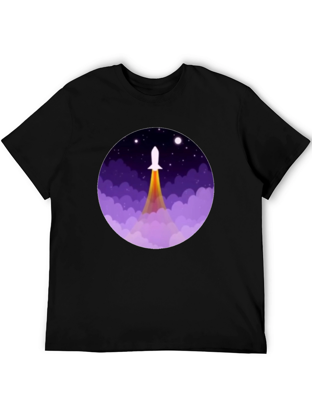 Rocket Launch Graphic Tee - Space Adventure Shirt