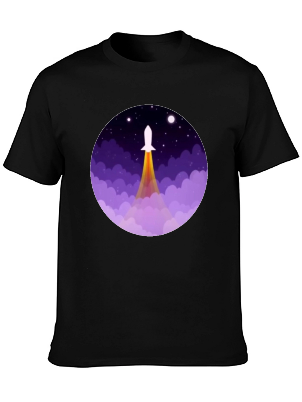 Rocket Launch Graphic Tee - Space Adventure Shirt