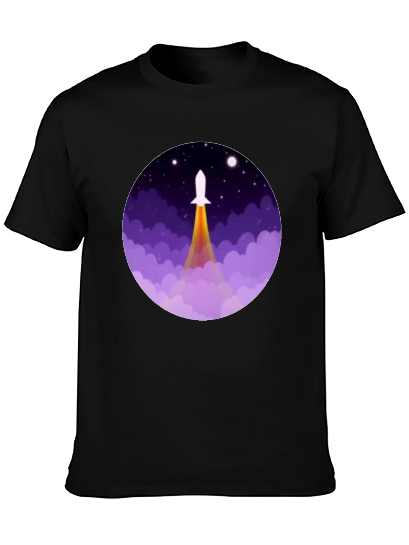 Rocket Launch Graphic Tee - Space Adventure Shirt