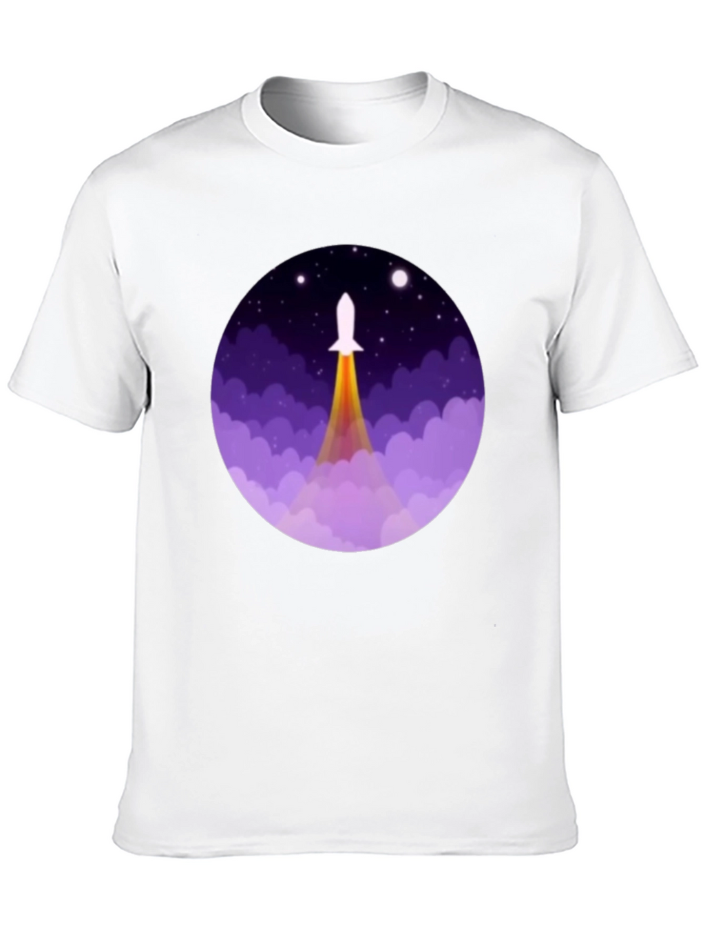 Rocket Launch Graphic Tee - Space Adventure Shirt