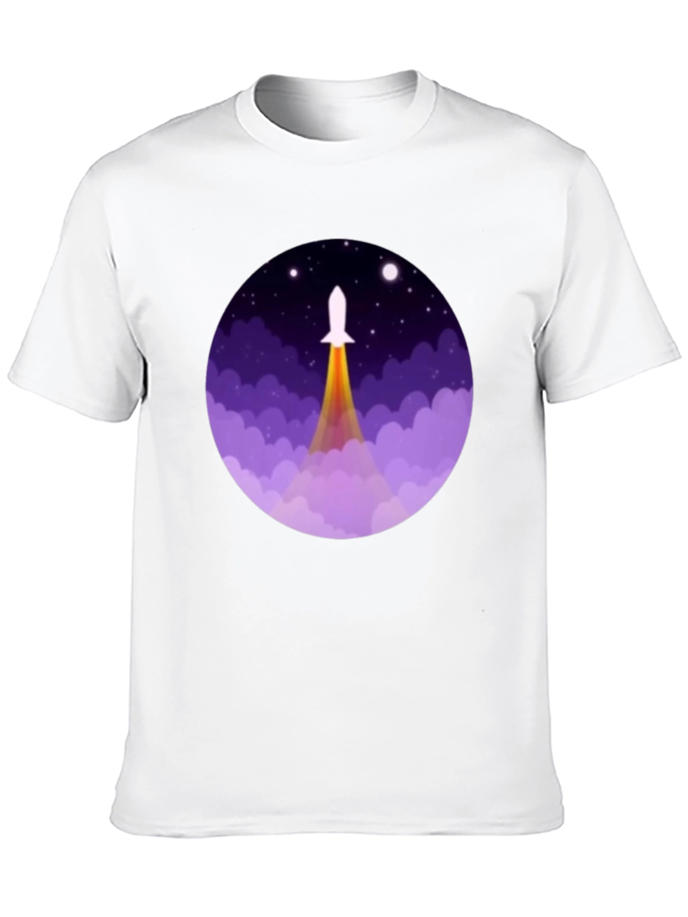 Rocket Launch Graphic Tee - Space Adventure Shirt