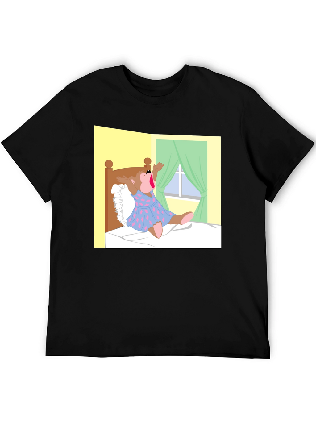 Cartoon Bear T-Shirt - Novelty Graphic Tee