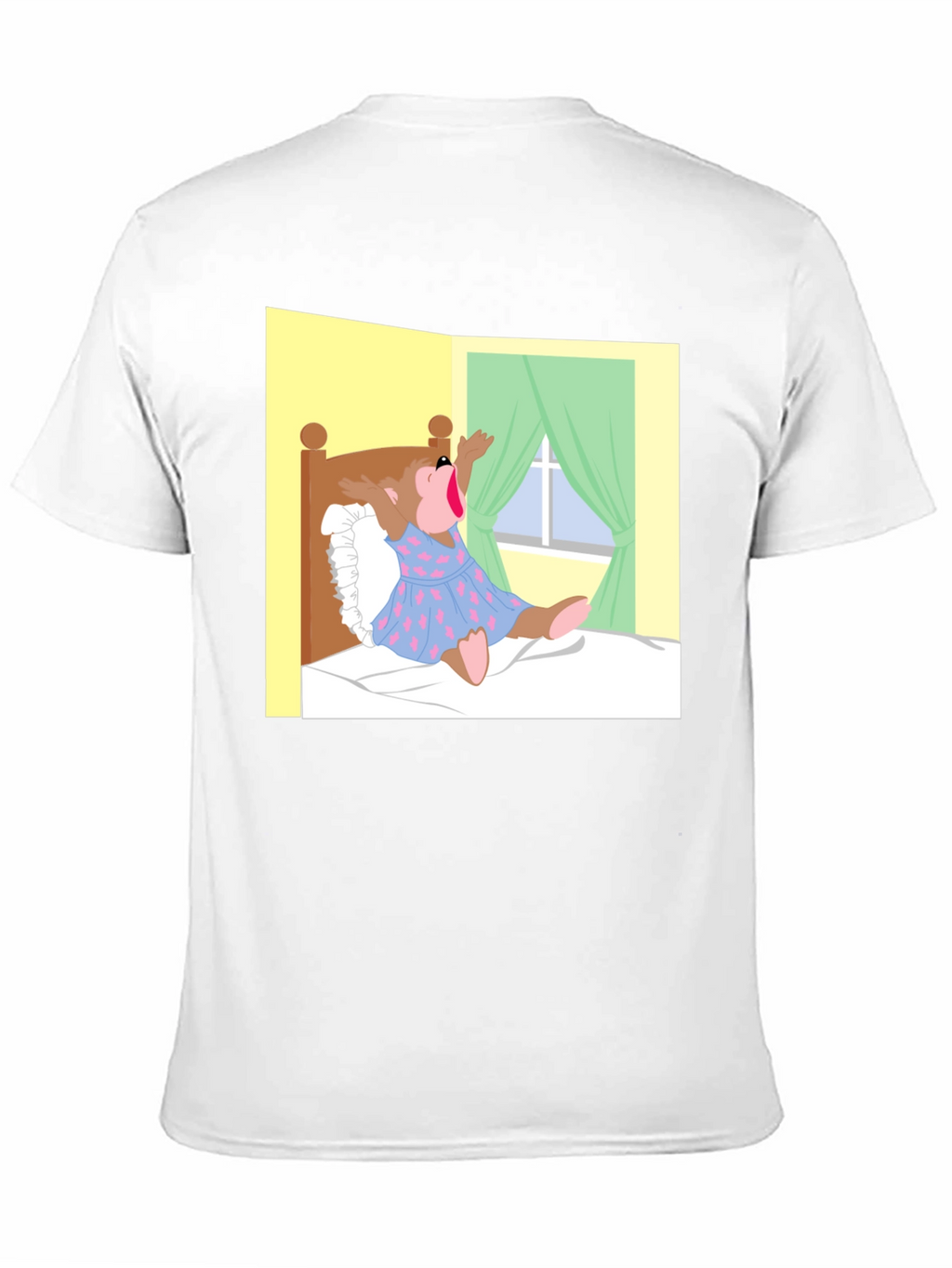 Cartoon Bear T-Shirt - Novelty Graphic Tee