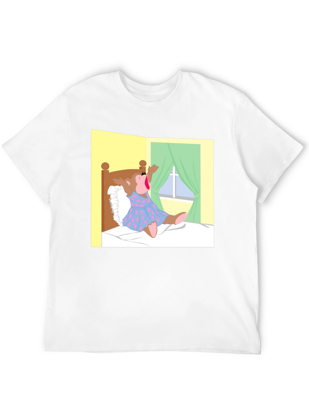 Cartoon Bear T-Shirt - Novelty Graphic Tee