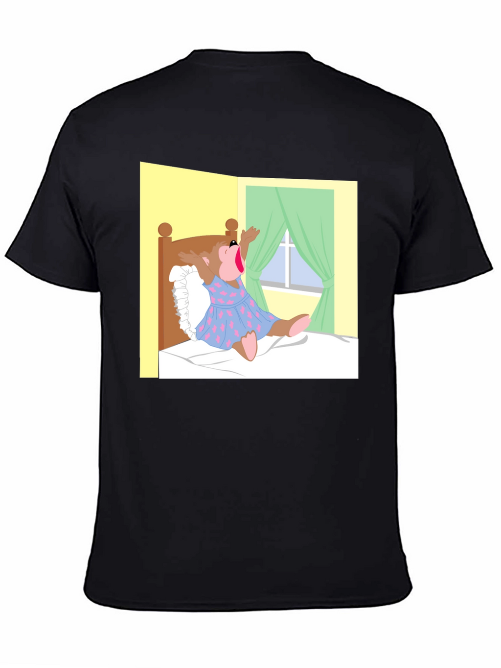 Cartoon Bear T-Shirt - Novelty Graphic Tee