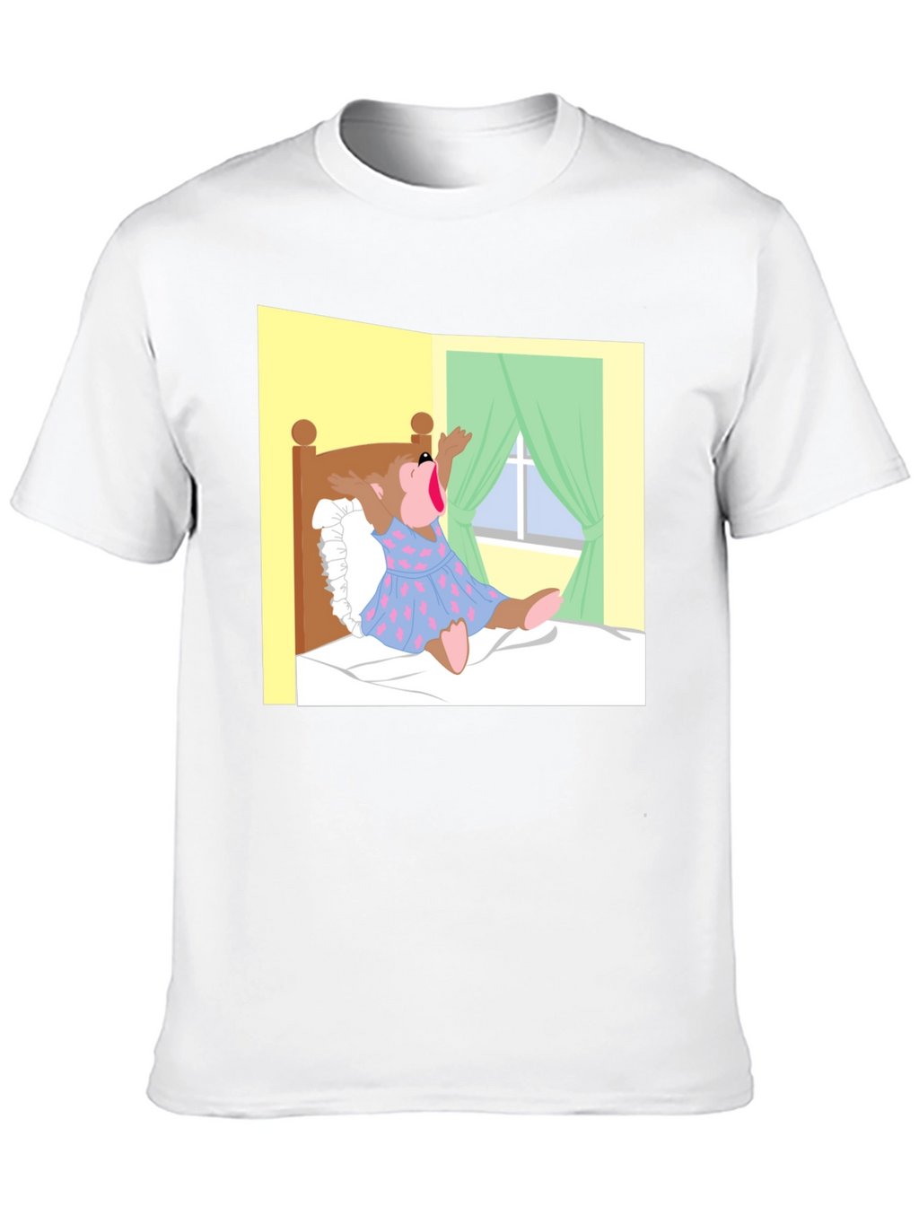 Cartoon Bear T-Shirt - Novelty Graphic Tee