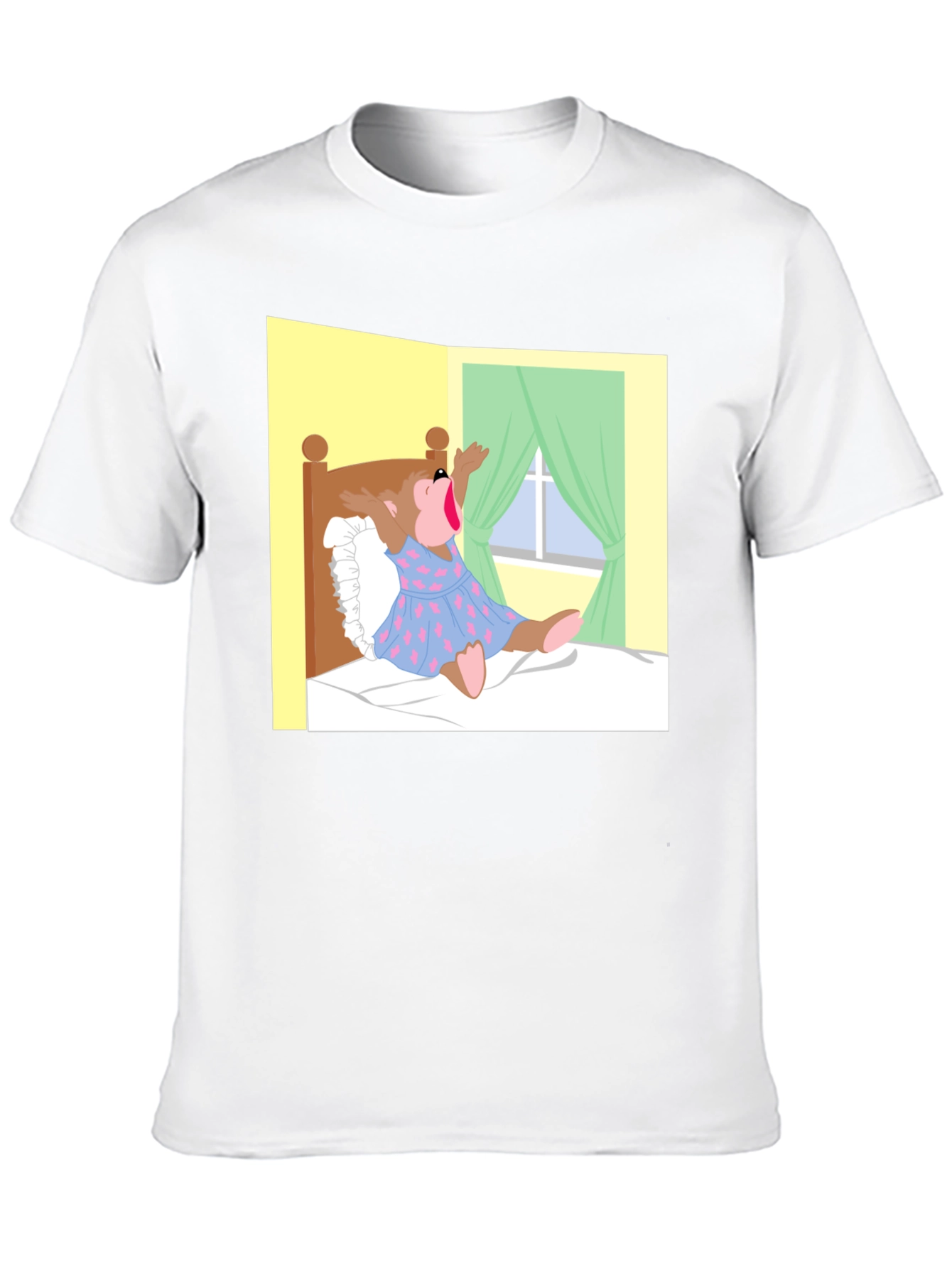 Cartoon Bear T-Shirt - Novelty Graphic Tee