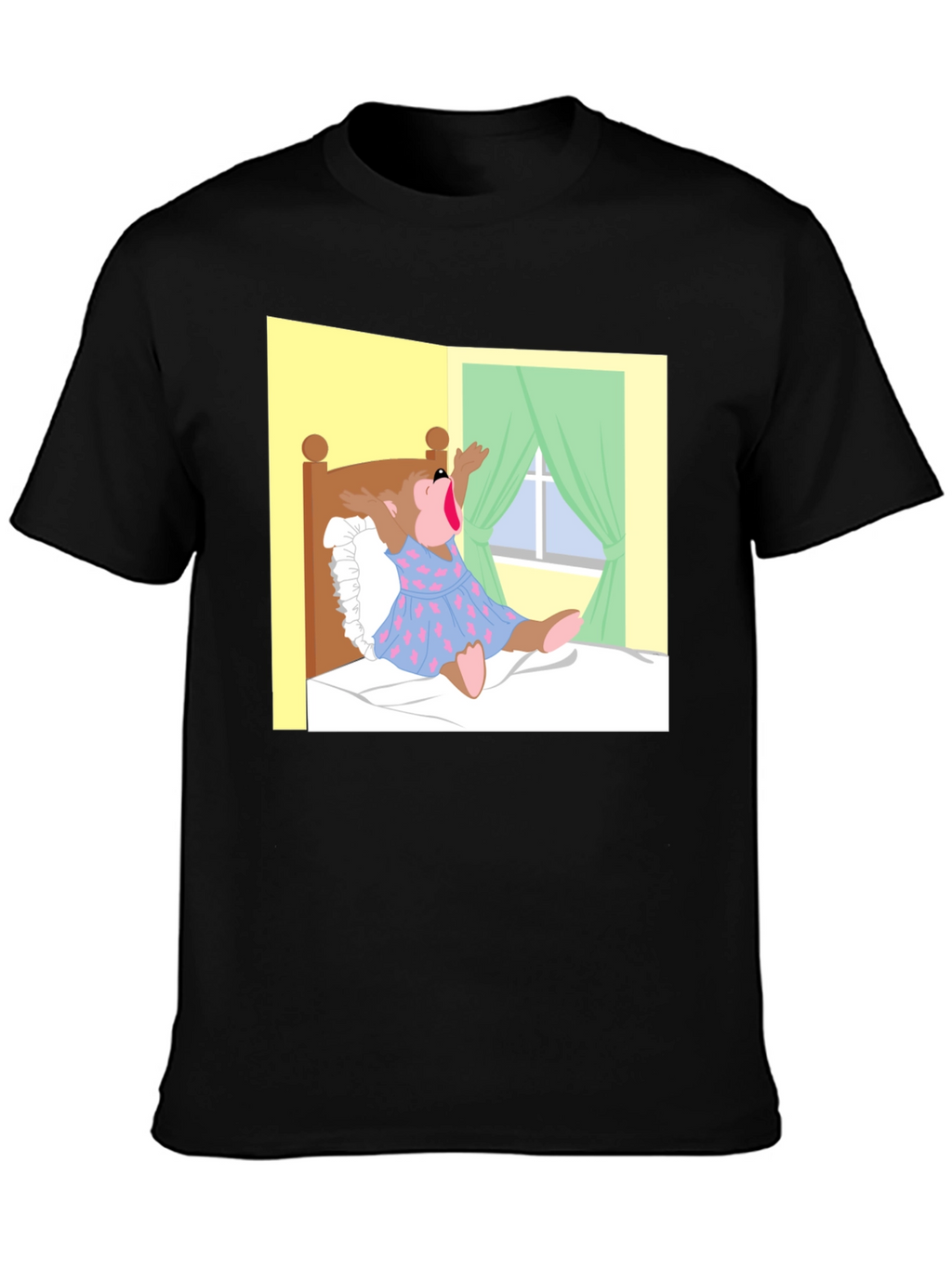 Cartoon Bear T-Shirt - Novelty Graphic Tee