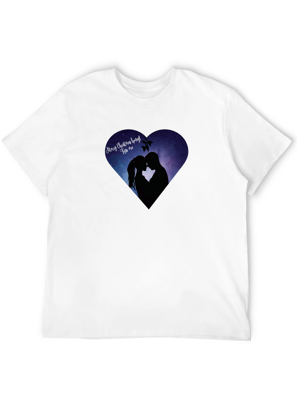 Christmas Kiss Heart Graphic Tee