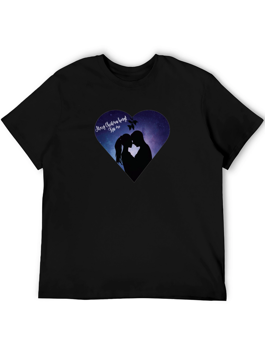 Christmas Kiss Heart Graphic Tee