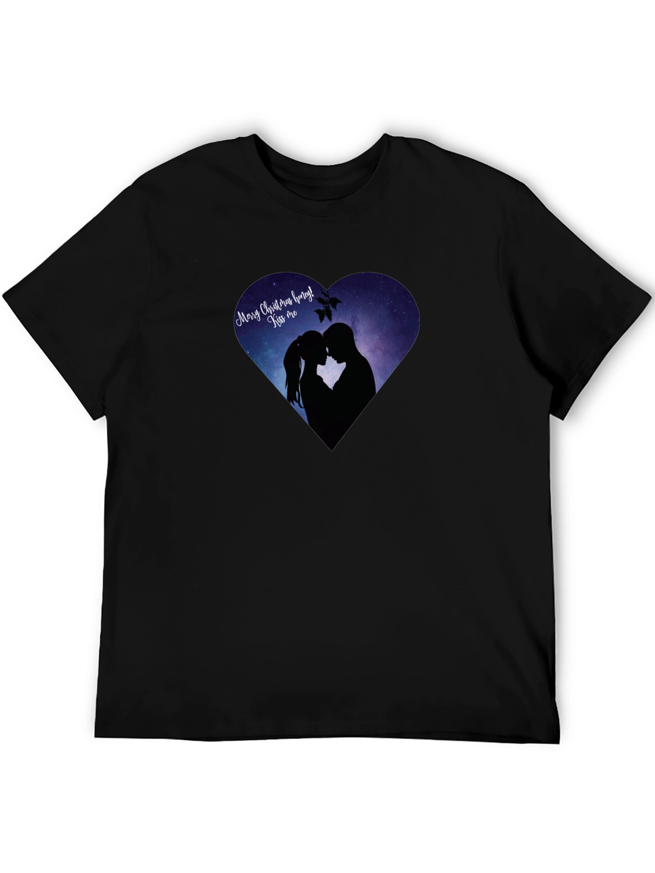 Christmas Kiss Heart Graphic Tee