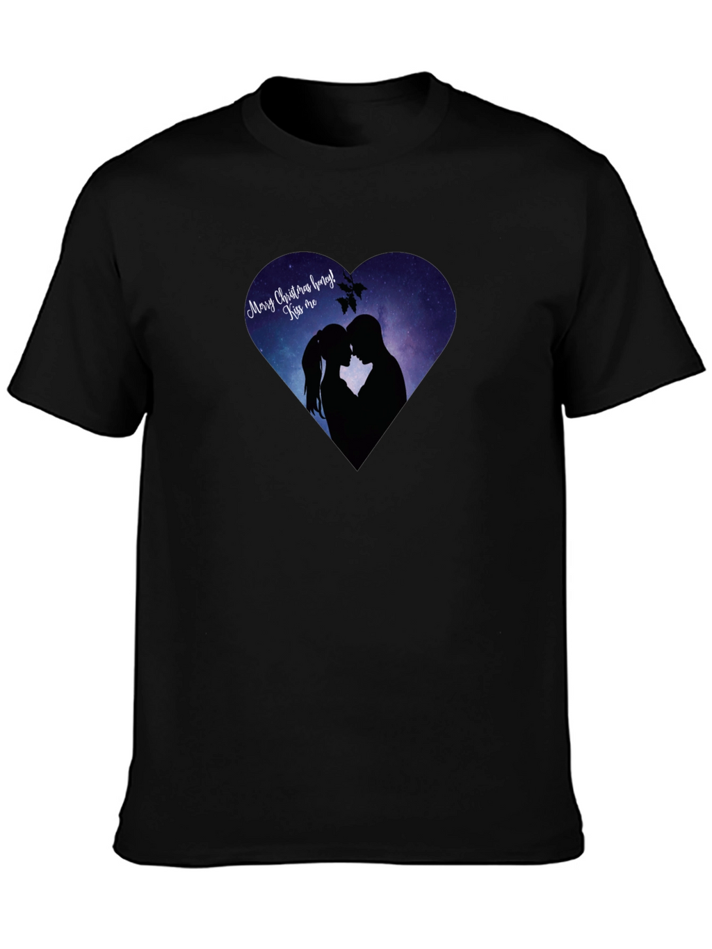 Christmas Kiss Heart Graphic Tee