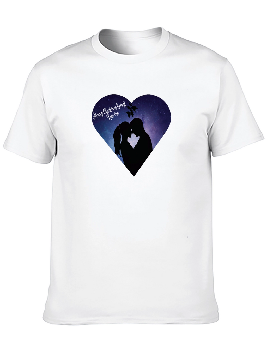 Christmas Kiss Heart Graphic Tee